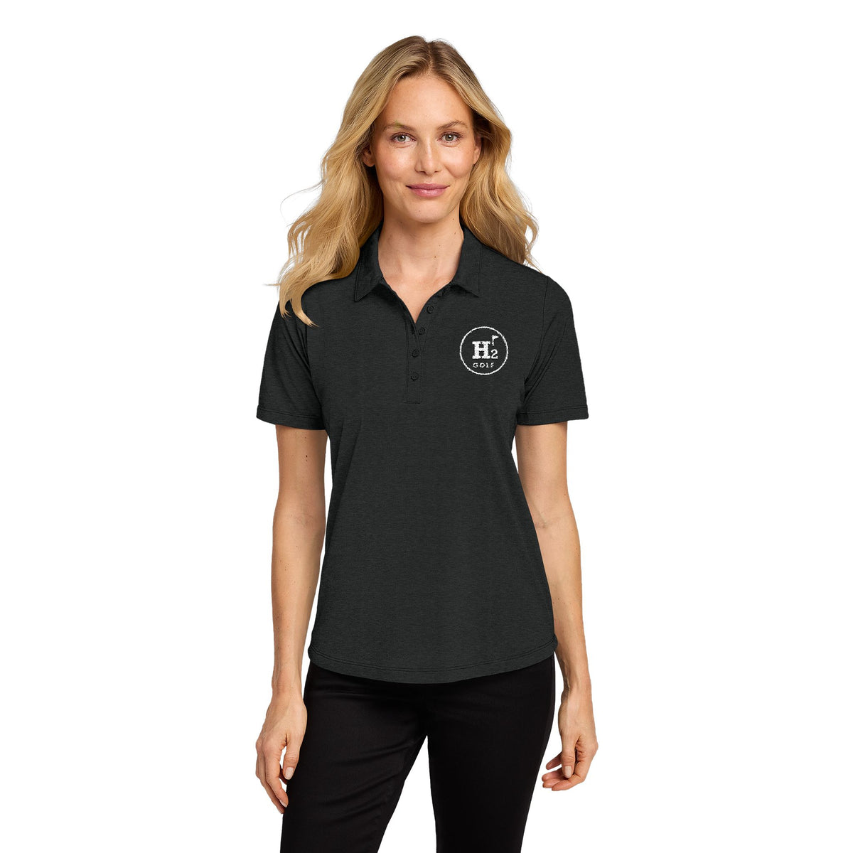 H2 GOLF Women's Embroidered Pique Polo