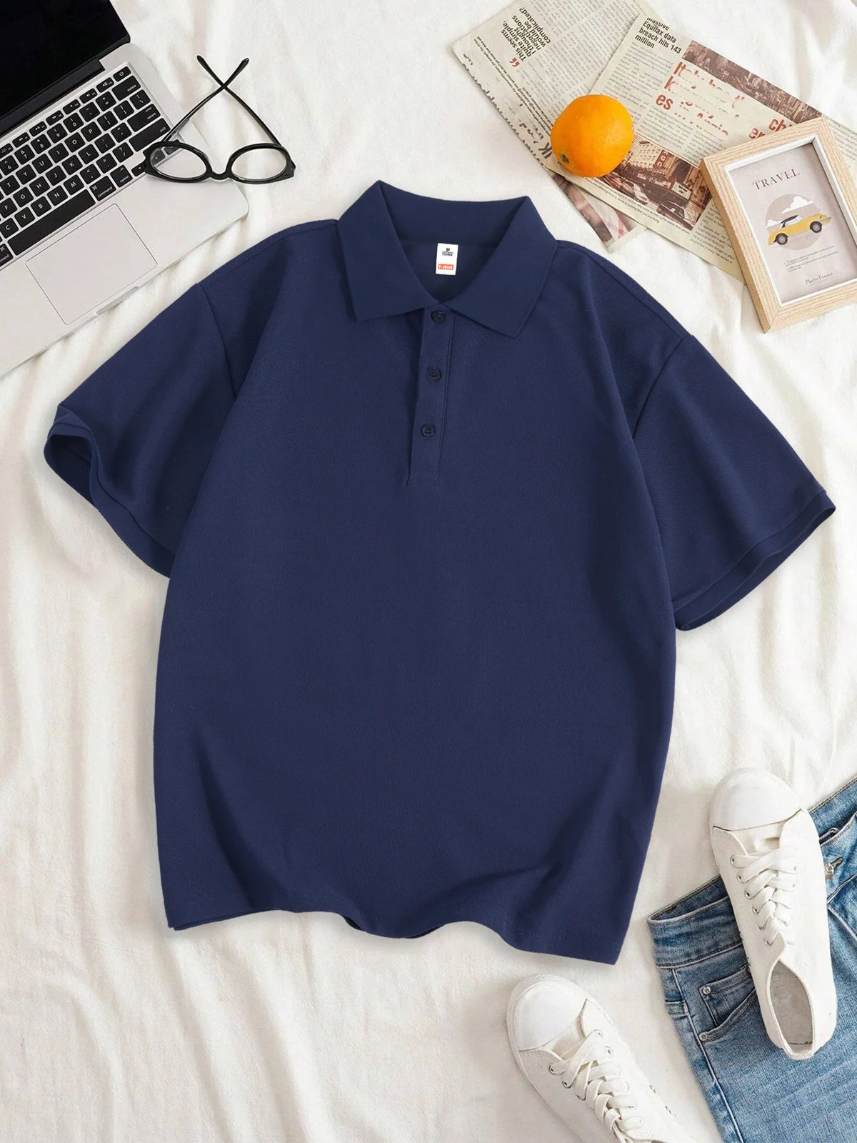 Women's Short-Sleeve Golf Polo - Solid Color, Lightweight