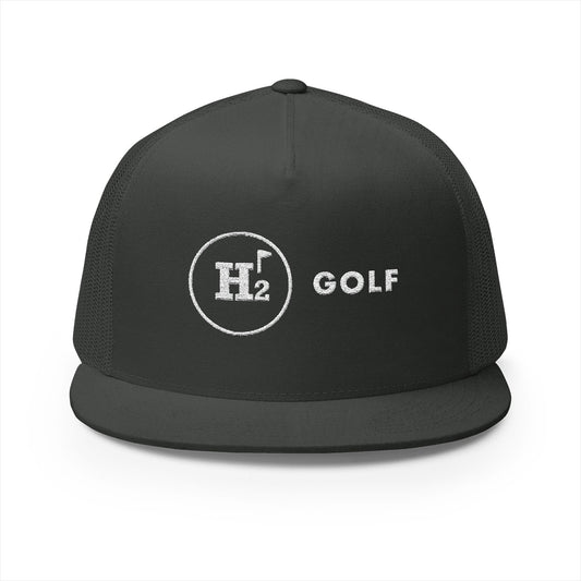 H2 GOLF Embroidered Trucker Cap (Dark)