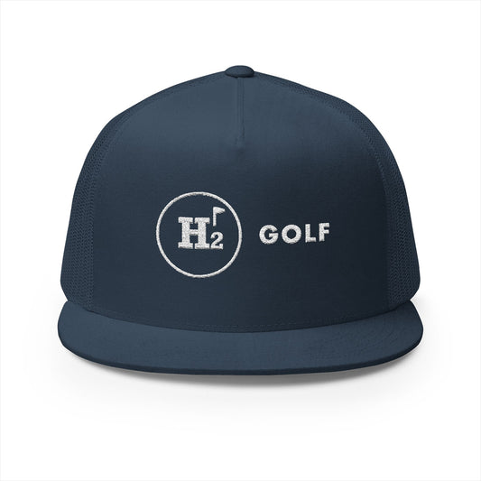 H2 GOLF Embroidered Trucker Cap (Dark)