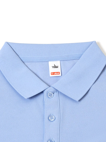Women's Short-Sleeve Golf Polo - Solid Color, Lightweight