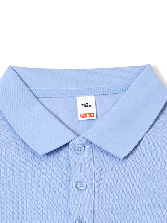 Women's Short-Sleeve Golf Polo - Solid Color, Lightweight