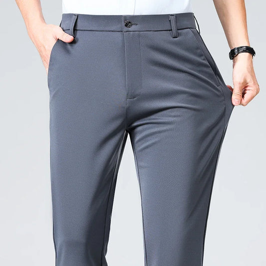 Men's Stretch Golf Pants - Quick-Dry, Straight Fit