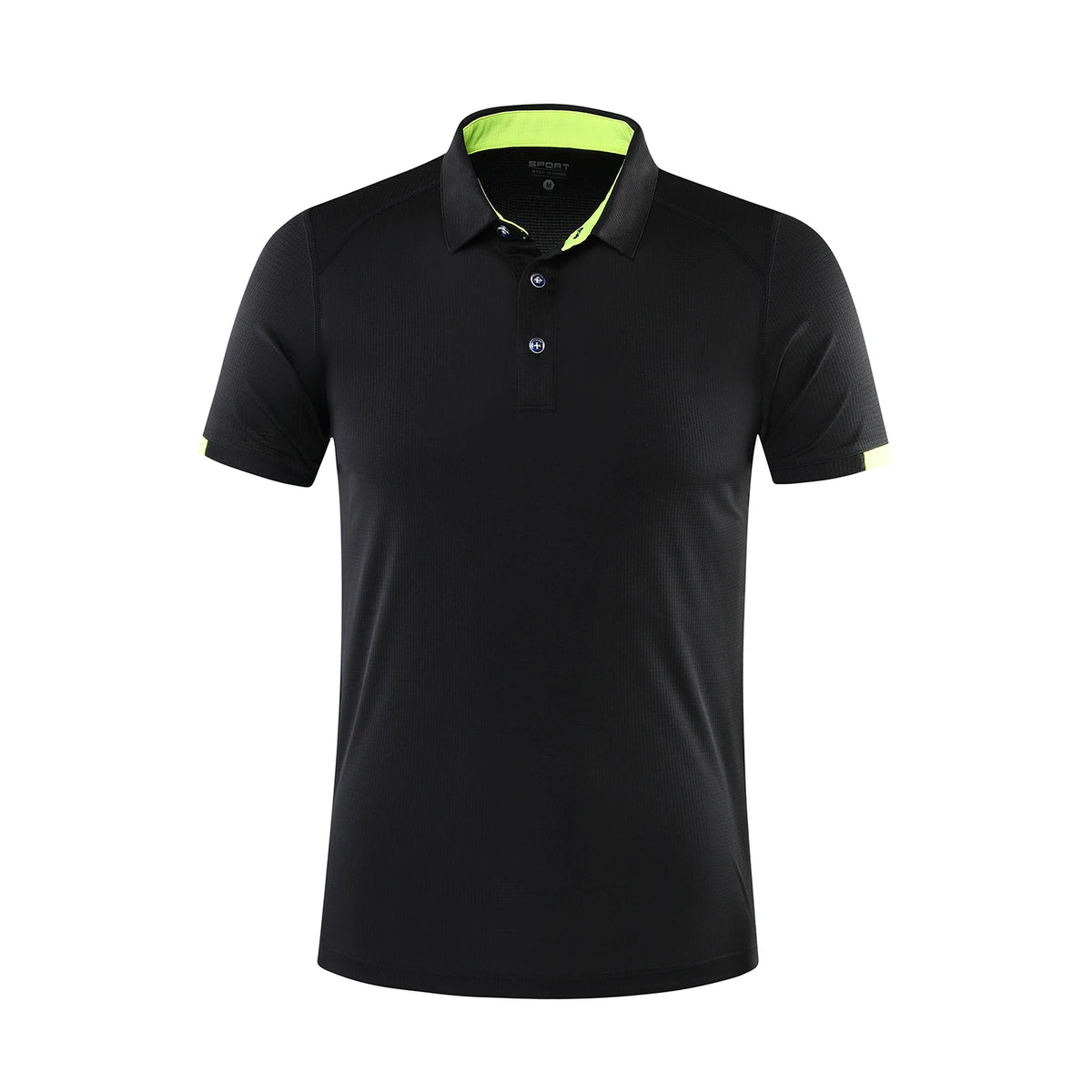Men's Quick-Dry Golf Polo - Solid Color, Breathable