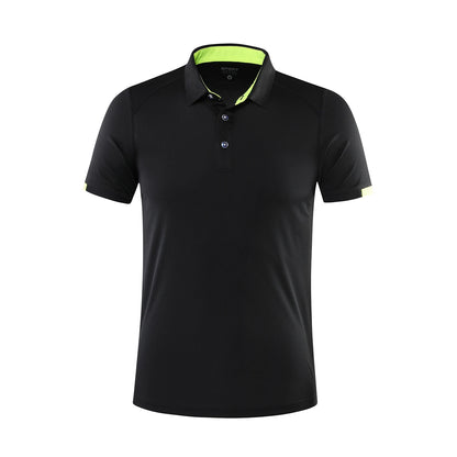 Men's Quick-Dry Golf Polo - Solid Color, Breathable