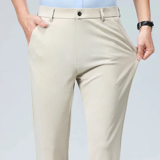 Men's Stretch Golf Pants - Quick-Dry, Straight Fit